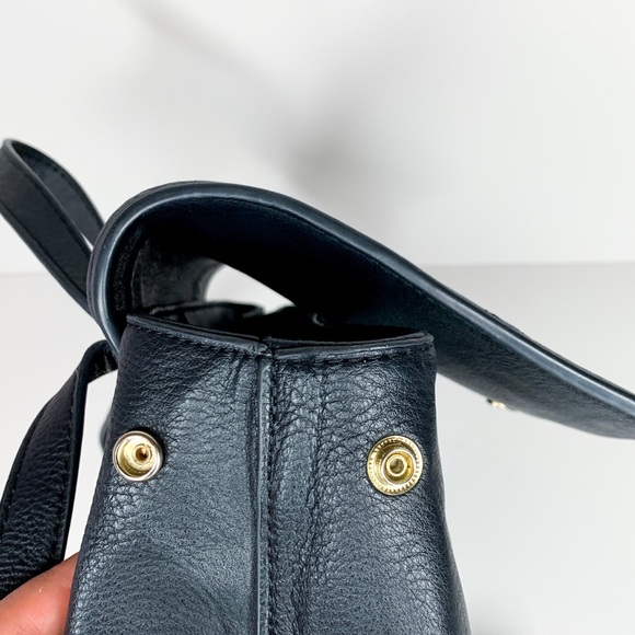 ALDO Black Faux Leather Backpack - Picture 6 of 8